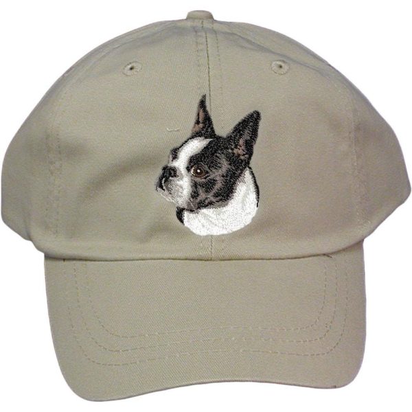 Boston Terrier Embroidered Baseball Caps on Sale