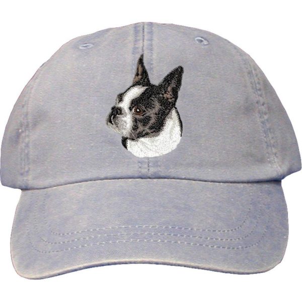 Boston Terrier Embroidered Baseball Caps on Sale - Image 3