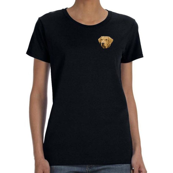 Chesapeake Bay Retriever Embroidered Ladies T-Shirts on Sale - Image 5