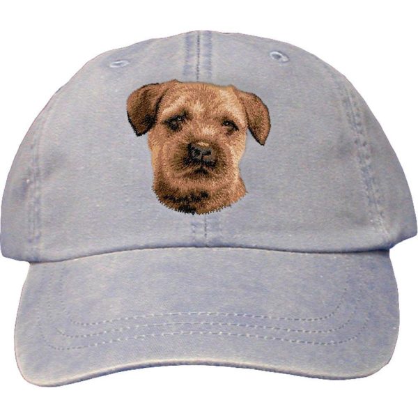 Border Terrier Embroidered Baseball Caps For Cheap - Image 3
