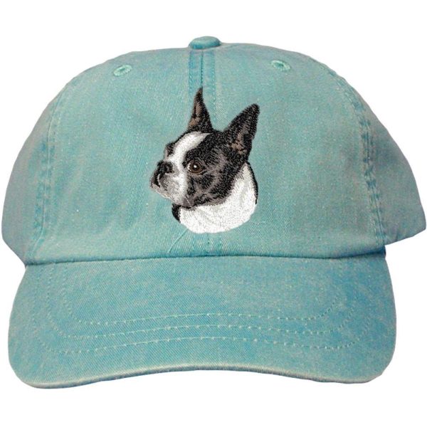 Boston Terrier Embroidered Baseball Caps on Sale - Image 2