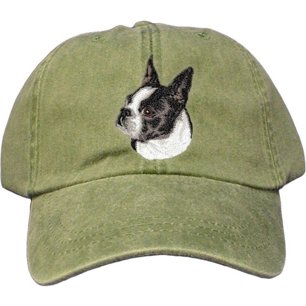 Boston Terrier Embroidered Baseball Caps on Sale - Image 5
