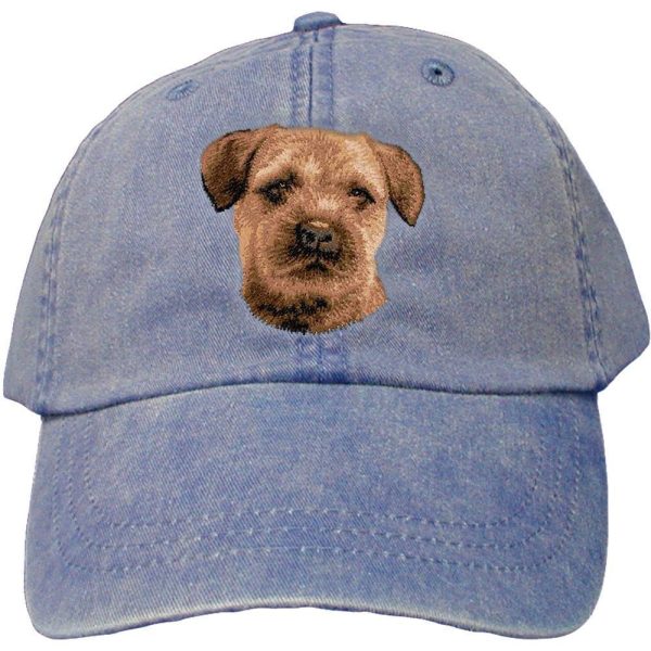 Border Terrier Embroidered Baseball Caps For Cheap - Image 4