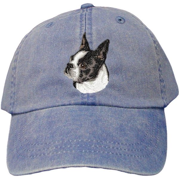 Boston Terrier Embroidered Baseball Caps on Sale - Image 4