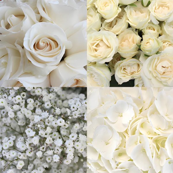 Blush White Sweet Sixteen DIY Flower Kit For Sale