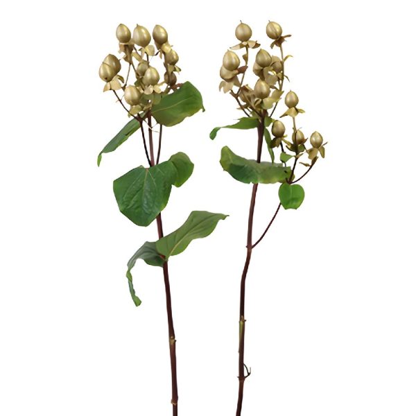 Gold Designer Enhanced Hypericum Berries Hot on Sale - Image 4